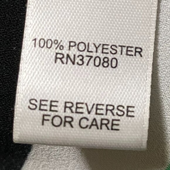 Cato long sleeve green, white, yellow & black striped tunic, size XL - Picture 11 of 12